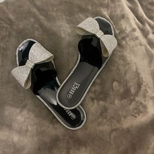 Brand new sparkle Jelly sandals in size 6.